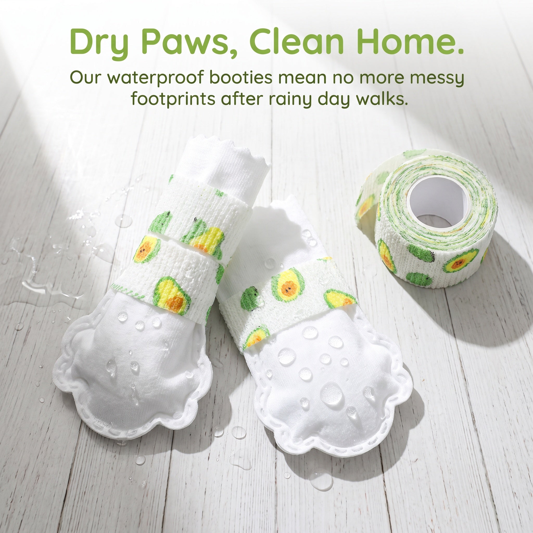 Waterproof Dog Leg Covers – Non-Slip Disposable Pet Shoes