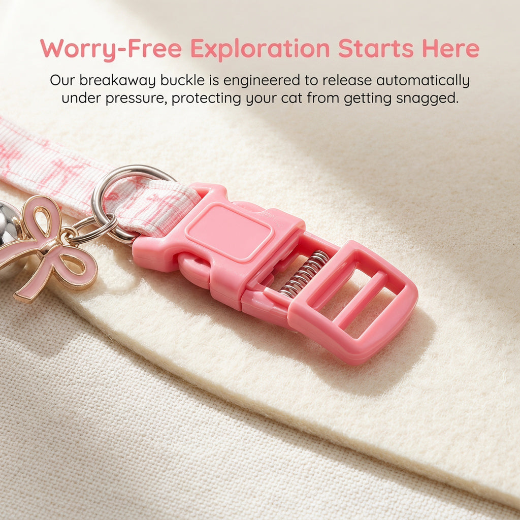 Breakaway Cat Collar – Cute Safety Buckle Design