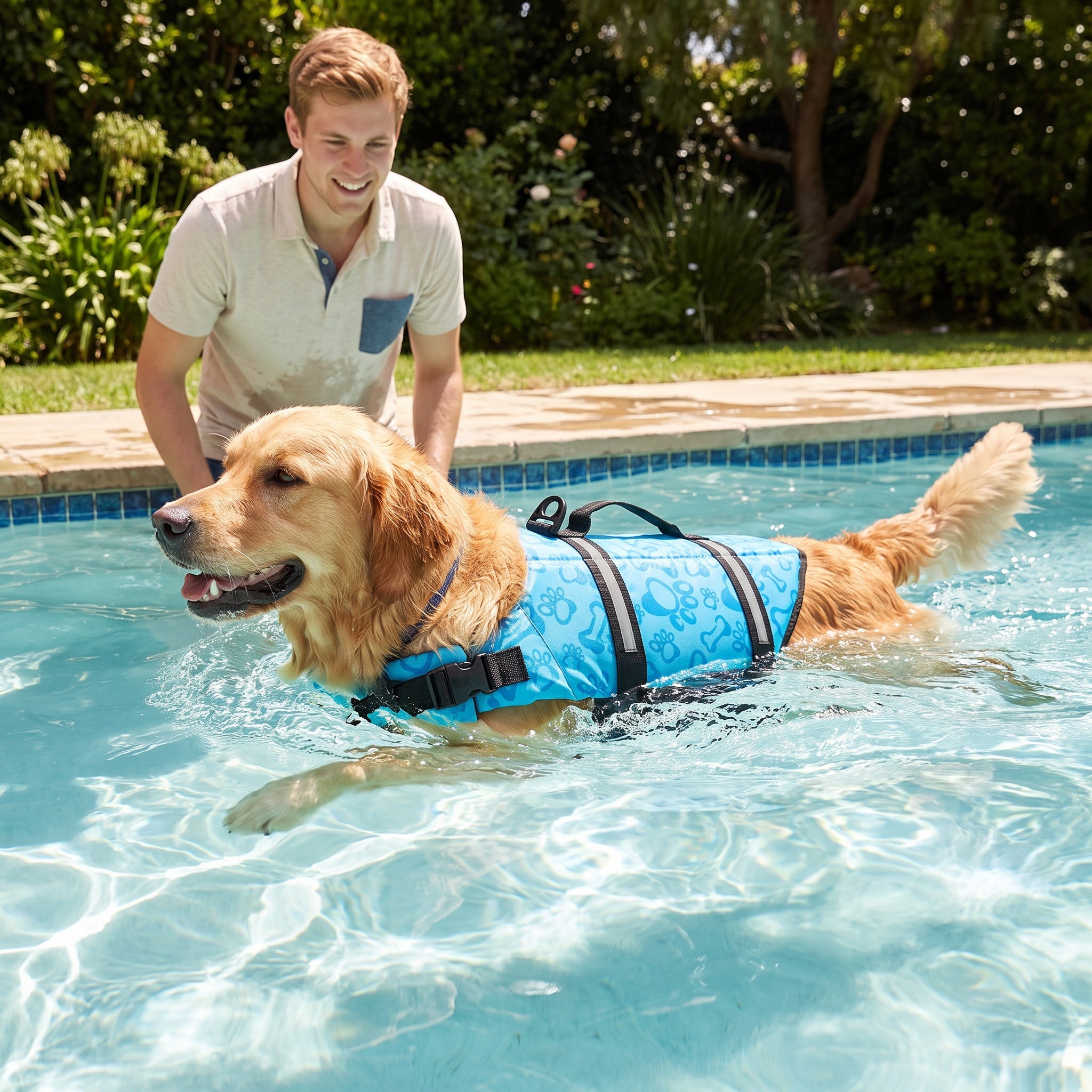 Dog Life Jacket – Swim Vest for Small & Large Dogs