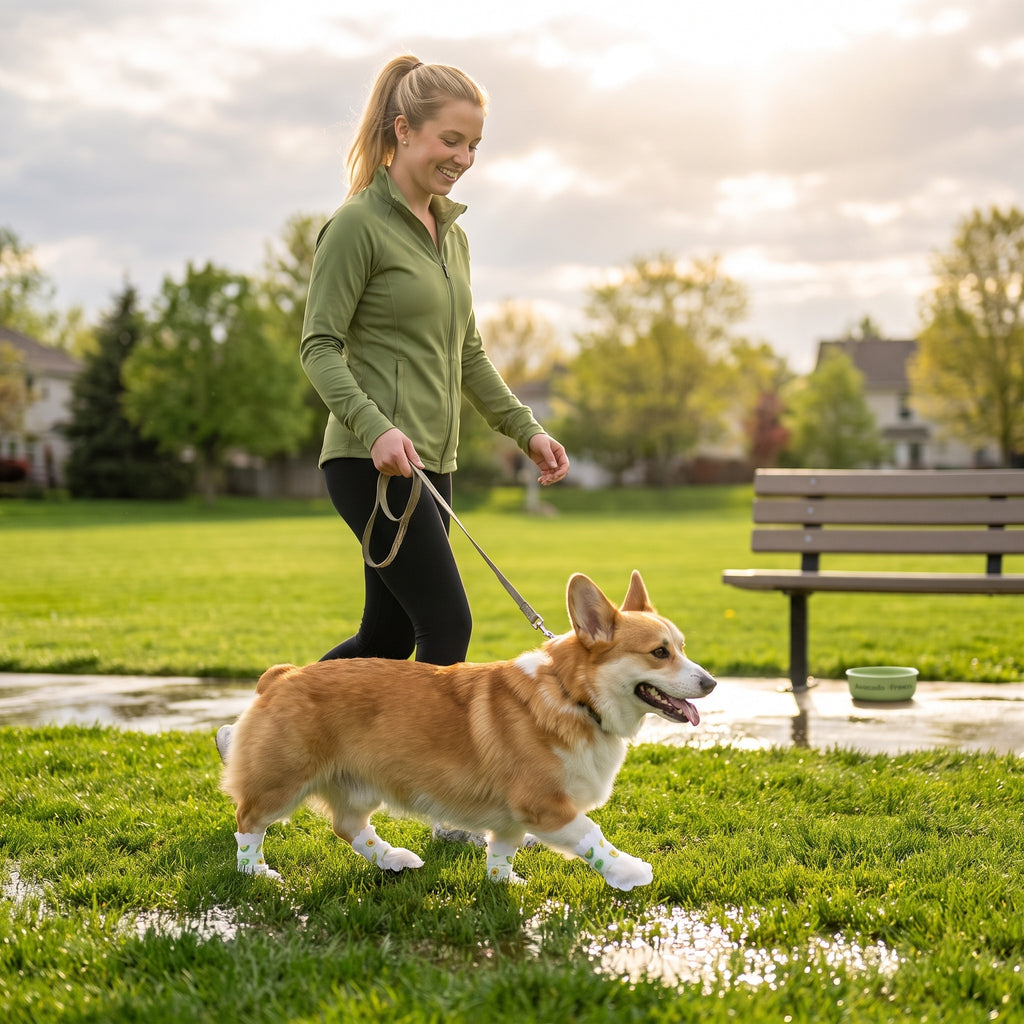 Waterproof Dog Leg Covers – Non-Slip Disposable Pet Shoes