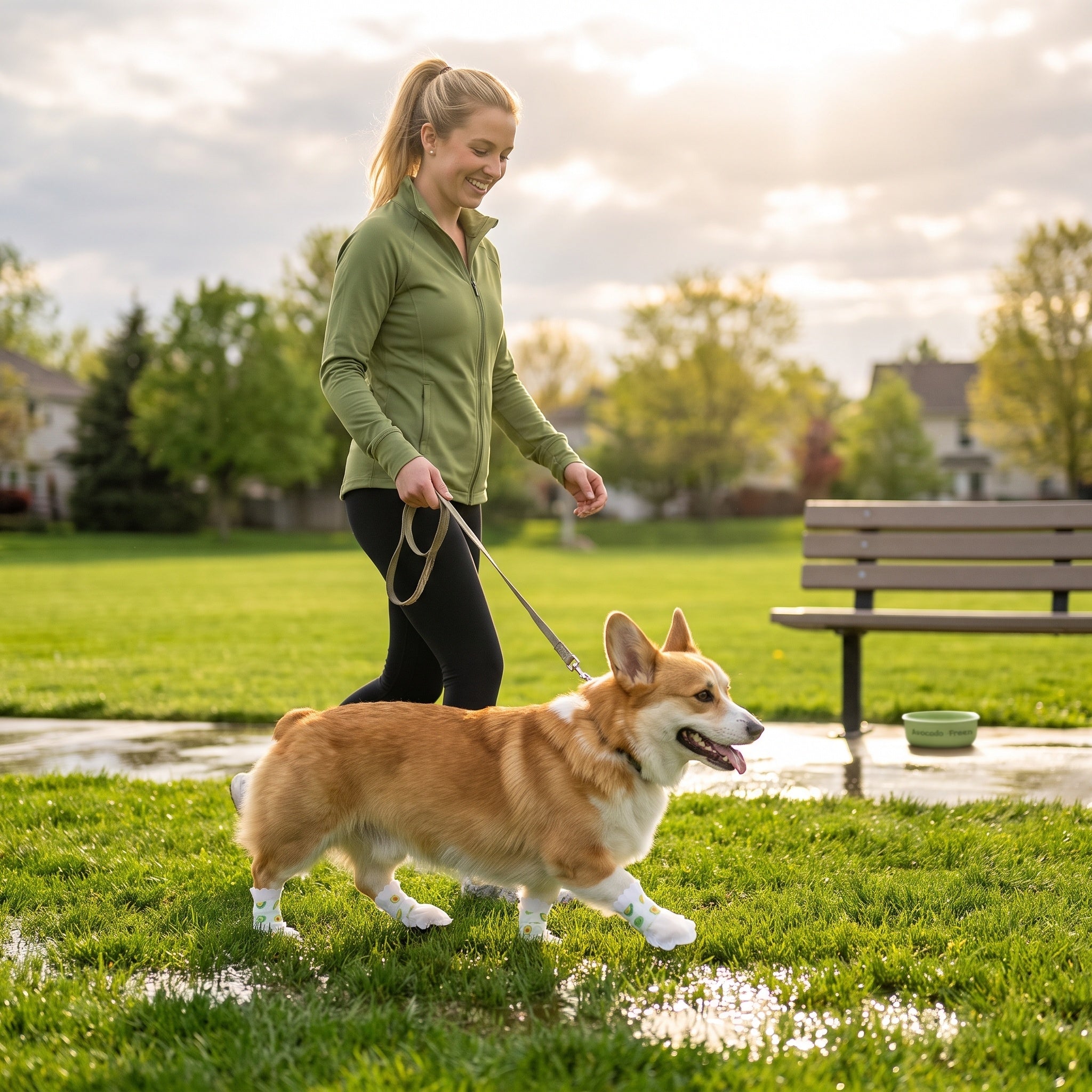 Waterproof Dog Leg Covers – Non-Slip Disposable Pet Shoes