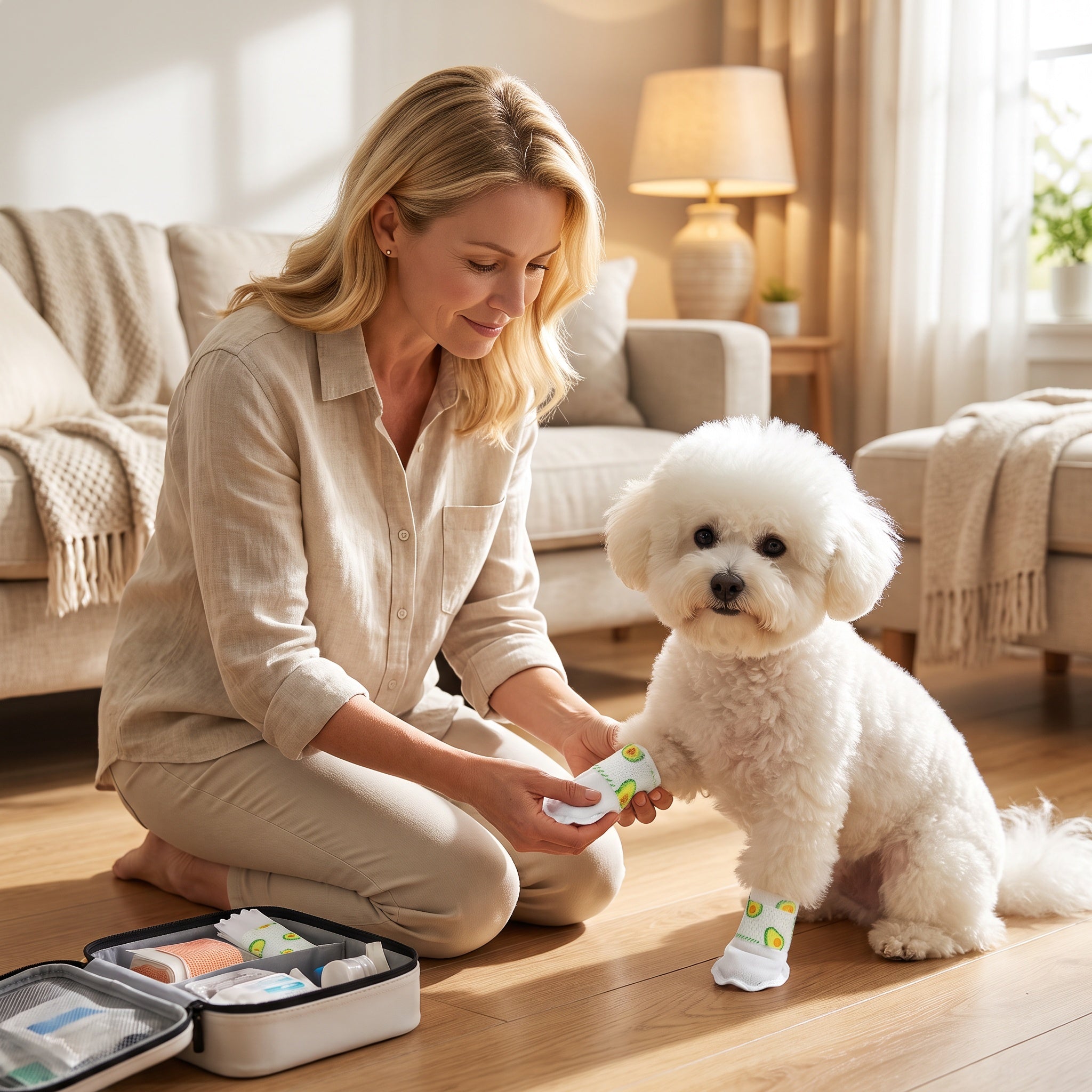 Waterproof Dog Leg Covers – Non-Slip Disposable Pet Shoes