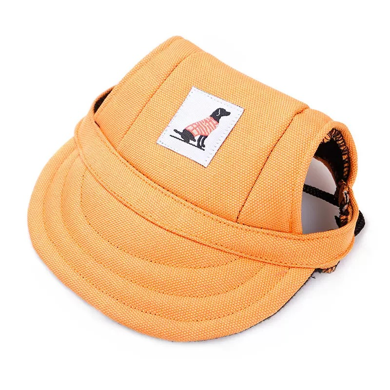 Dog Sun Hat – Canvas Baseball Cap for Pets