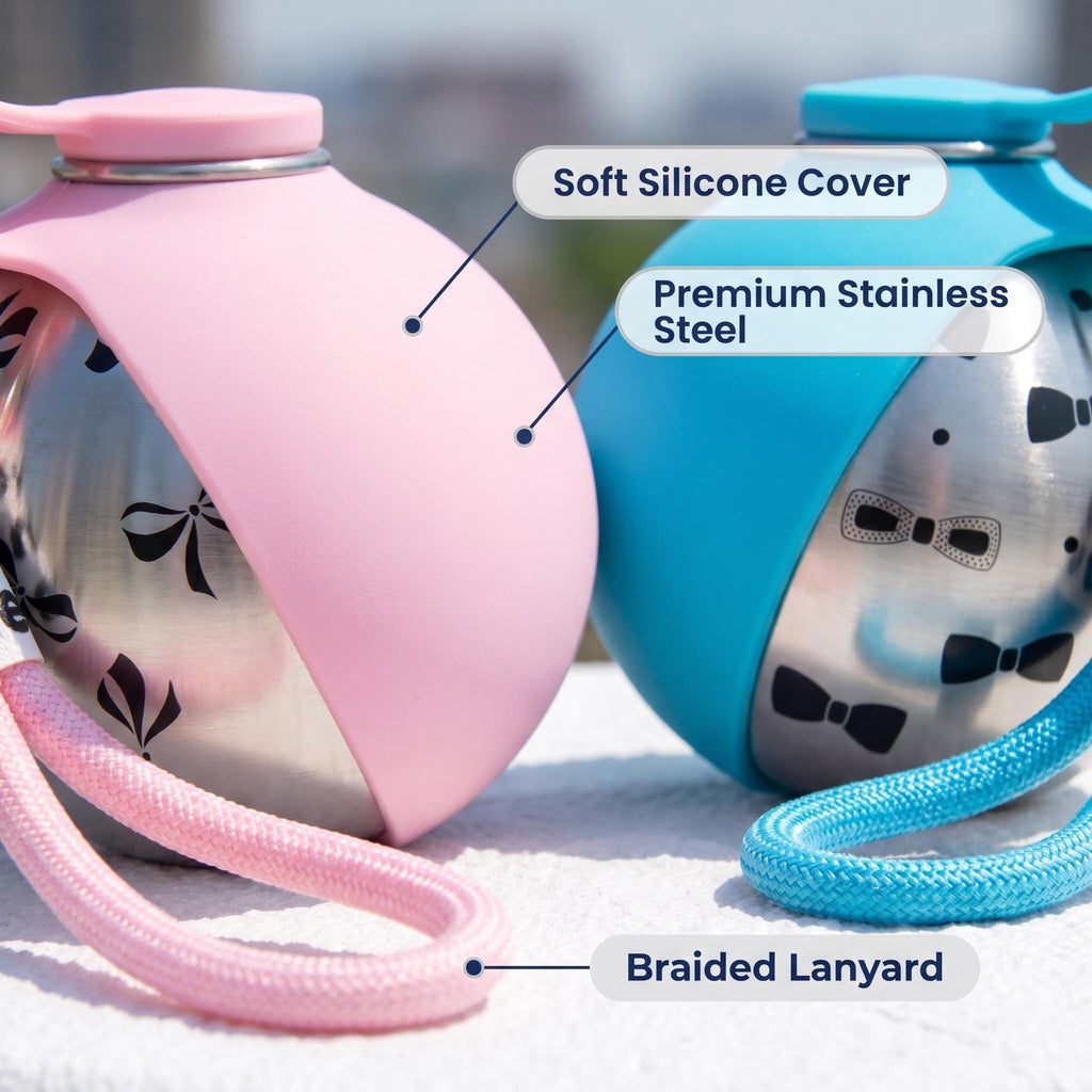 Portable Dog Water Bottle – Leak-Proof Travel Dispenser