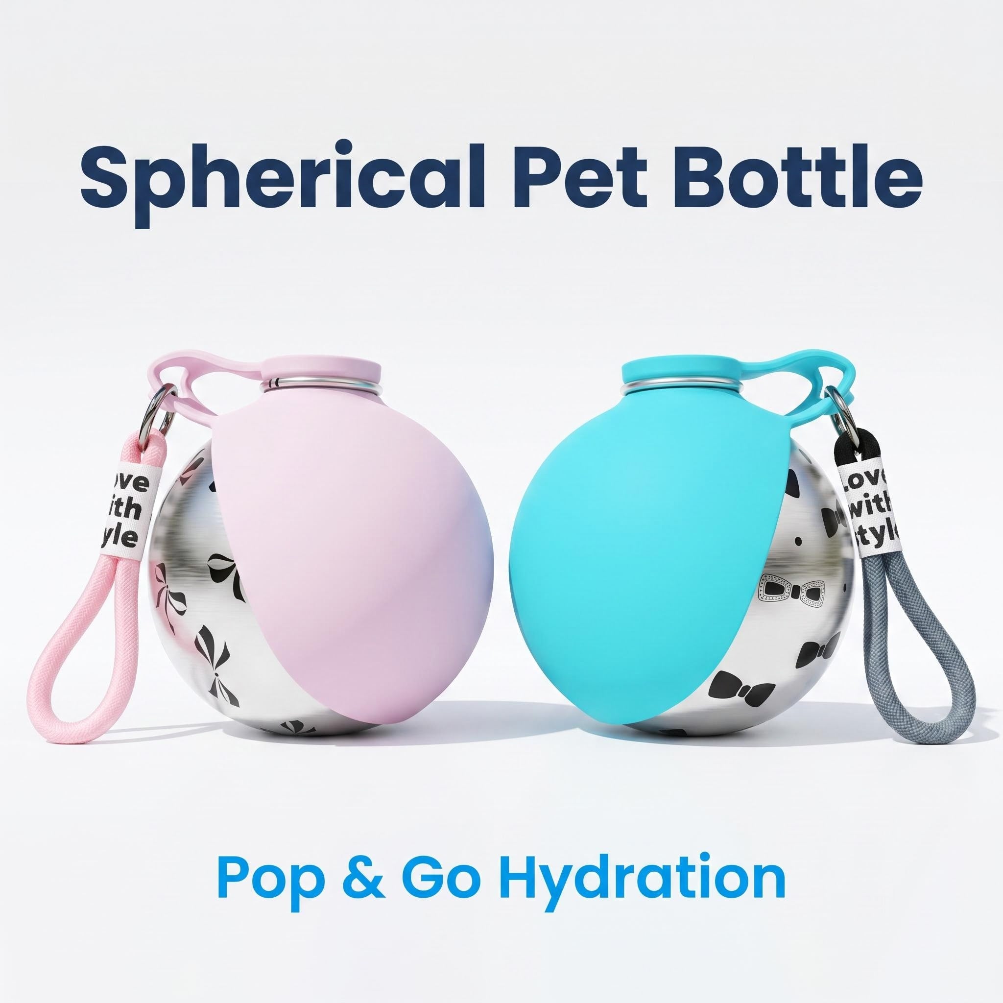 Portable Dog Water Bottle – Leak-Proof Travel Dispenser