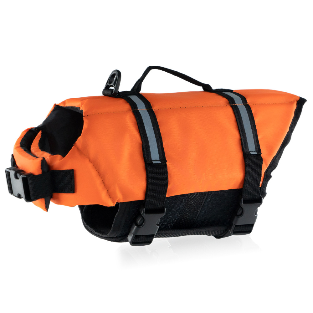 Dog life jacket orange – high visibility swim vest