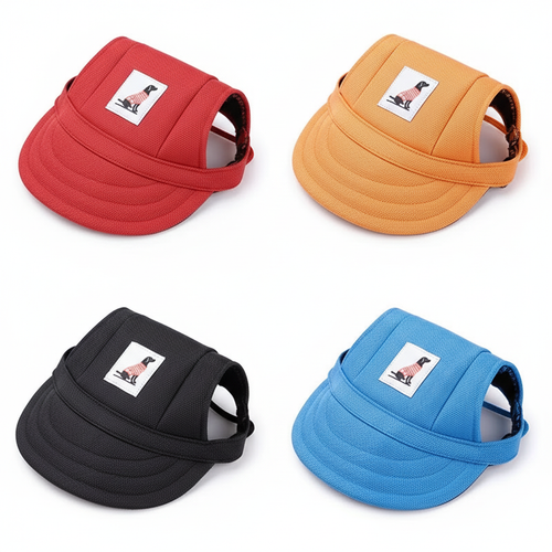 Four color dog baseball caps product overview