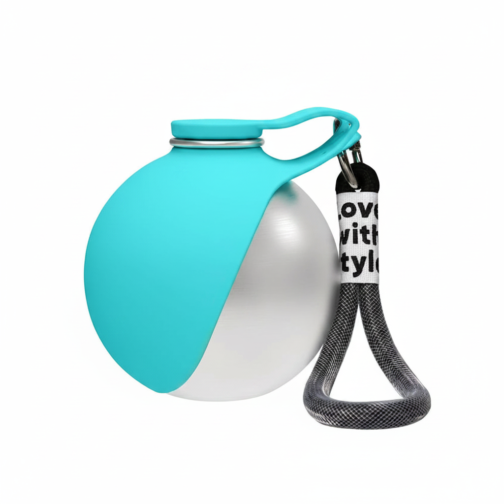 Portable Pet Water Bottle – White Background