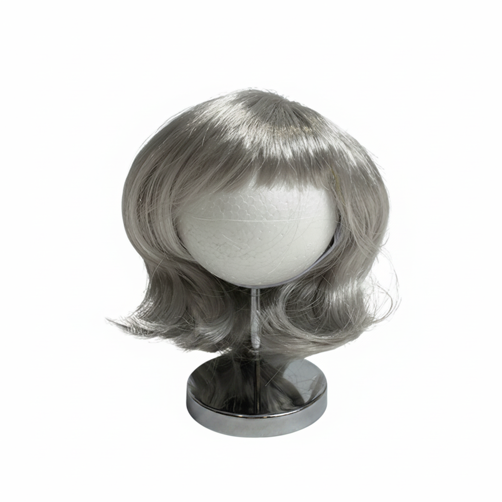 Silver Pet Wig