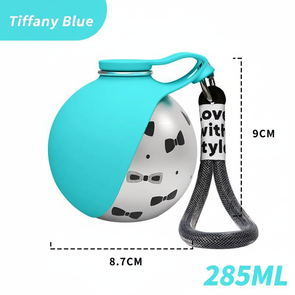 Portable Dog Water Bottle – Leak-Proof Travel Dispenser